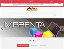 Tablet Screenshot of graficasanfer.net